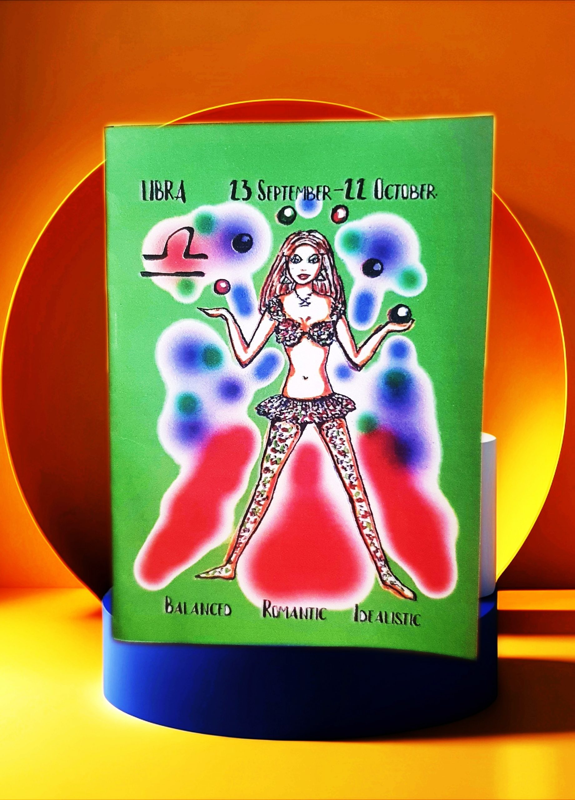 Libra Birthday Card (Portrait Series) - Image 2