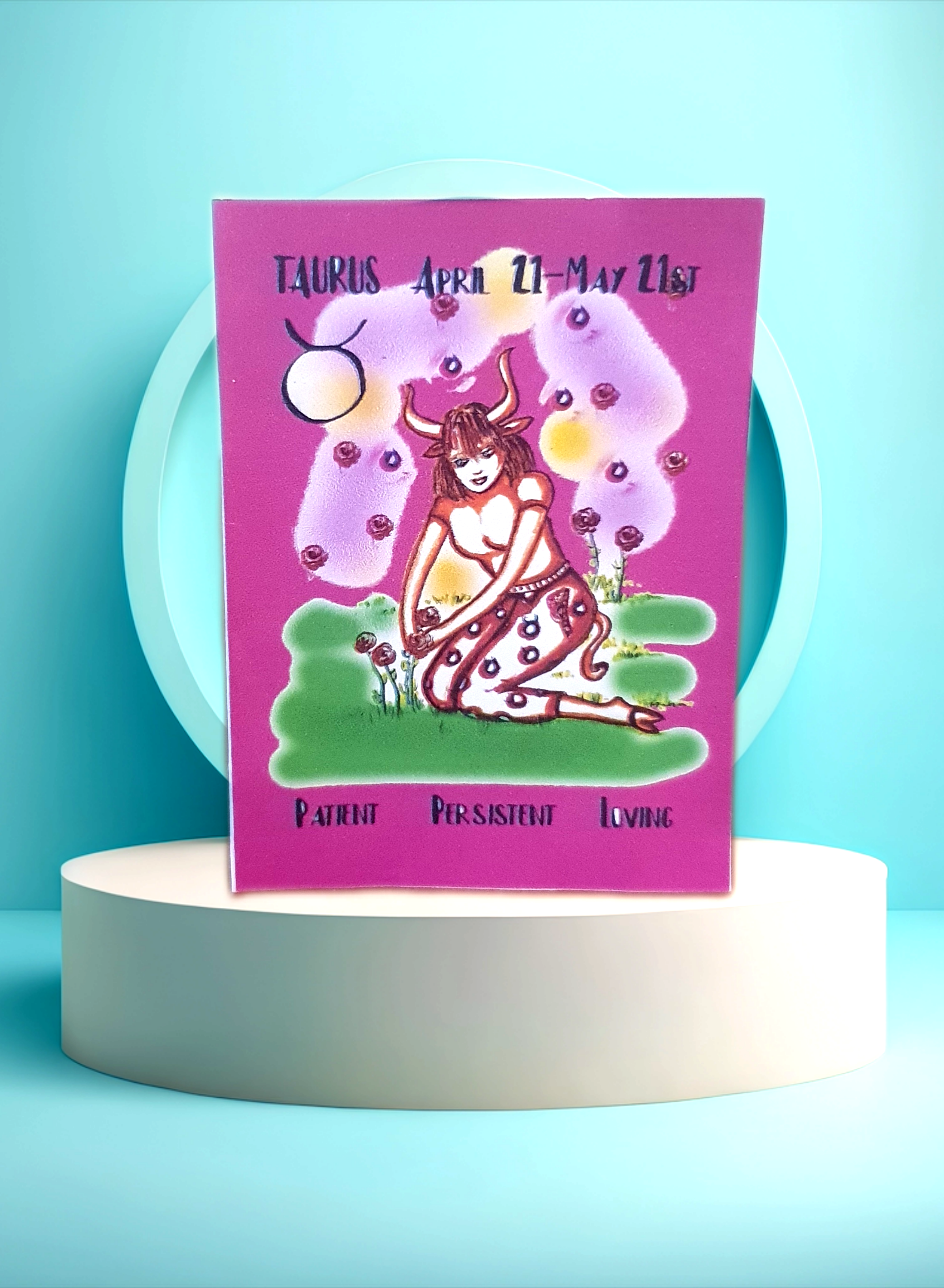 Taurus birthday card