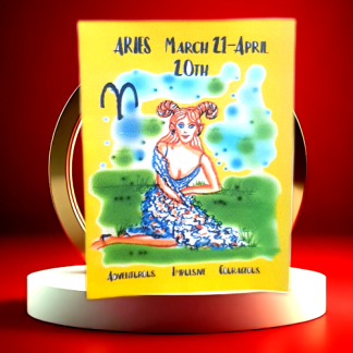 Aries Birthday Card (Portrait Series)