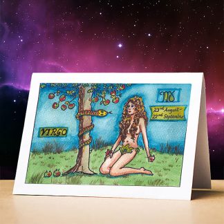 Virgo Birthday Card